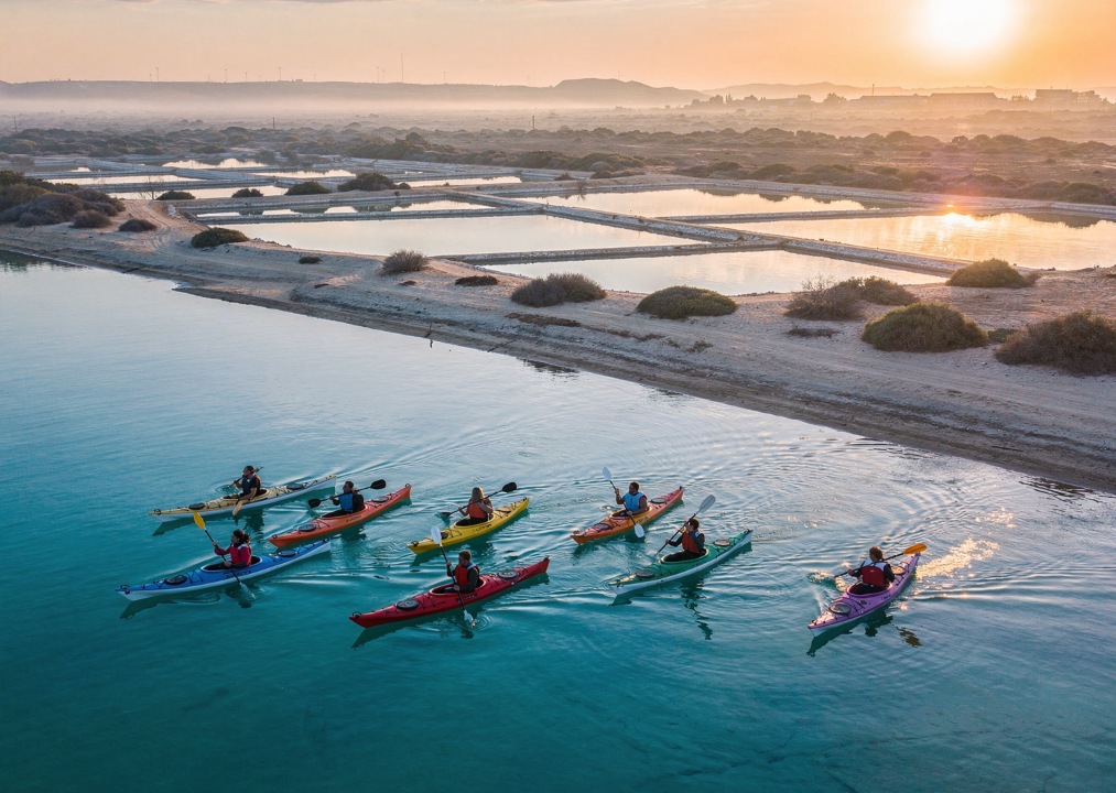 Ruta en Kayak entre Molinos del Mar Menor